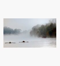 Foggy Workout Photographic Print
