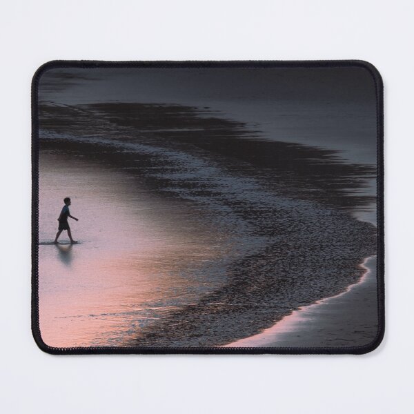 Item preview, Ocean Surfer Silhouette, Sunset Seaside Photography designed and sold by thewildprints.