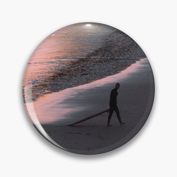 Item preview, Ocean Surfer Silhouette, Sunset Seaside Photography designed and sold by thewildprints.