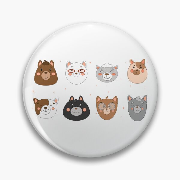 Item preview,  set of funny cartoon cats, Set of cartoon cats, set of stickers with cats, set of icons with cats, cat vector, cute cat vector, many cats, set of cute animals designed and sold by SkadhiEir.