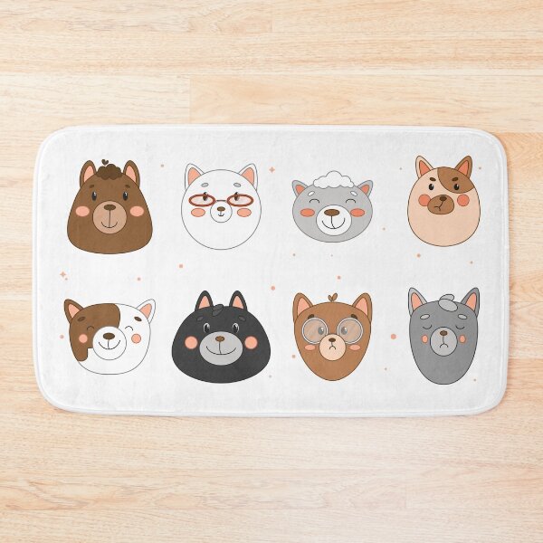 Item preview,  set of funny cartoon cats, Set of cartoon cats, set of stickers with cats, set of icons with cats, cat vector, cute cat vector, many cats, set of cute animals designed and sold by SkadhiEir.