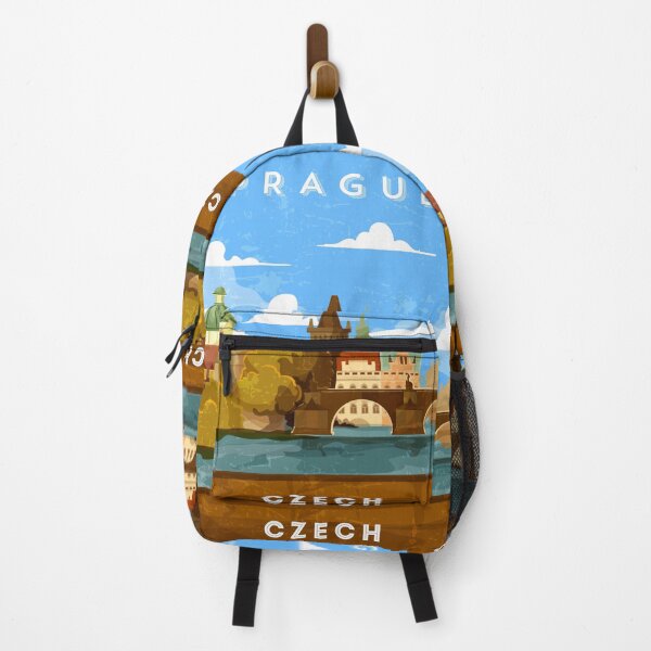 Item preview, Prague, Czech - Retro travel minimalist poster designed and sold by GreekTavern1979.
