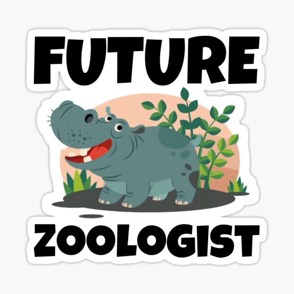 "Future zoologist,gifts lovers animals,gifts for zoologist " Sticker by