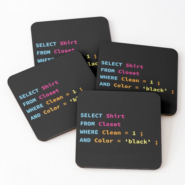 Item preview, Funny SQL design for SQL programmers, DBA, and DB admins : Gift Idea designed and sold by AuthenticKick.