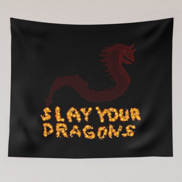 Item preview, Slay Your Dragons Art D56 designed and sold by SelfUpgrade.