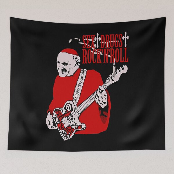 Item preview, Sex, Drugs and Rock N Roll pope designed and sold by tristinachiant.