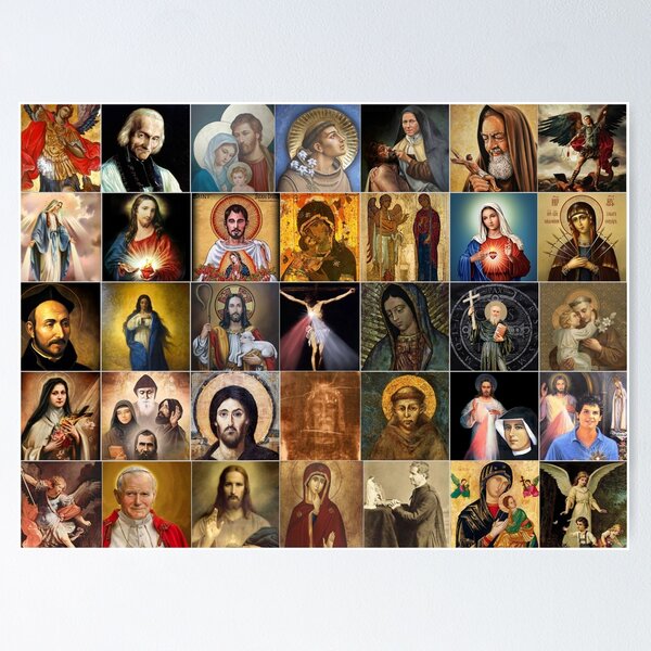 Item preview, Saints Jesus Mary I trust in You designed and sold by AMDG Line.