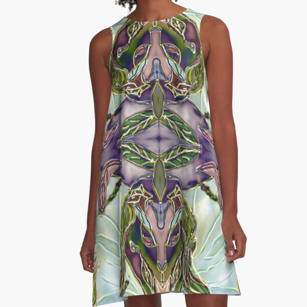 Earth goddess - Mediterranean A-Line Dress