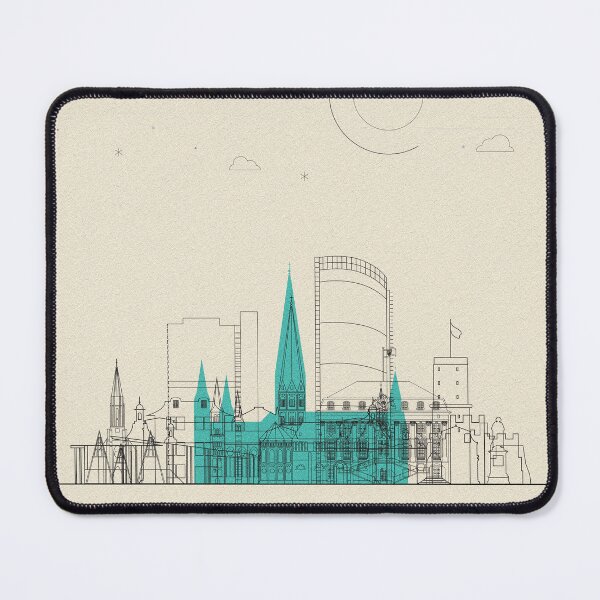 Item preview, Abstract City Posters: Bonn, Germany designed and sold by A Deniz Akerman.