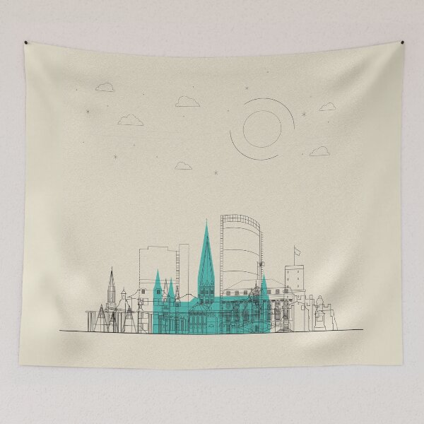 Item preview, Abstract City Posters: Bonn, Germany designed and sold by A Deniz Akerman.