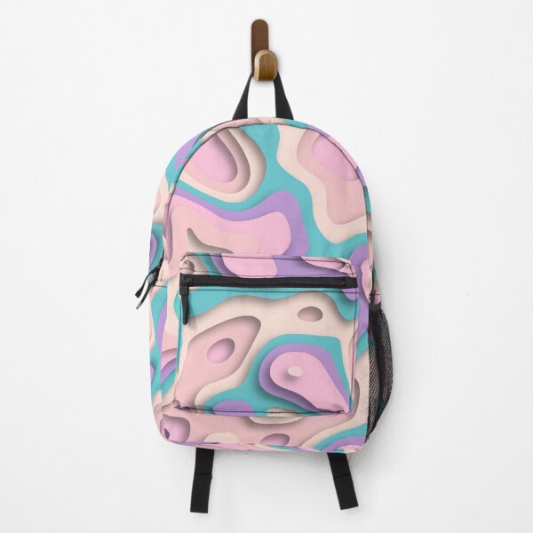 Artikelvorschau, Rosa Pastell Trippy Art Muster - Herzen Pack entworfen und verkauft von StassyDraws.