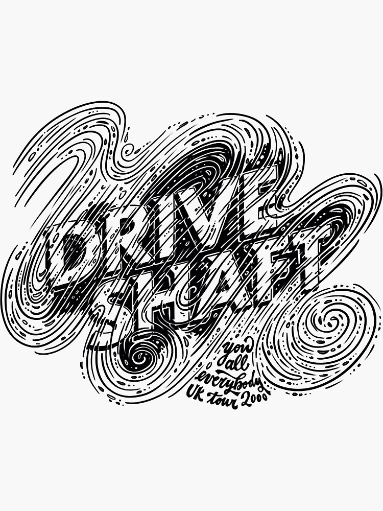 "Drive shaft you all everybody tour classic t shirt" Sticker for Sale