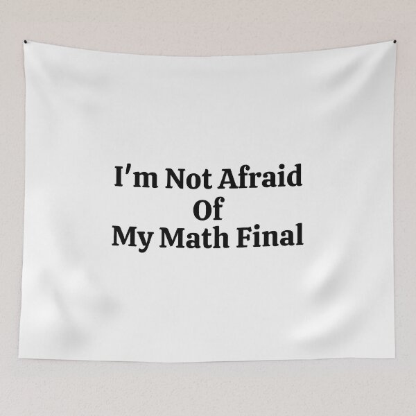 Item preview, I'm Not Afraid Of My Math Final - Funny Math  designed and sold by usaworld.