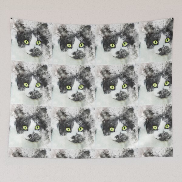 Item preview, Cat face designed and sold by Saiamrita123.
