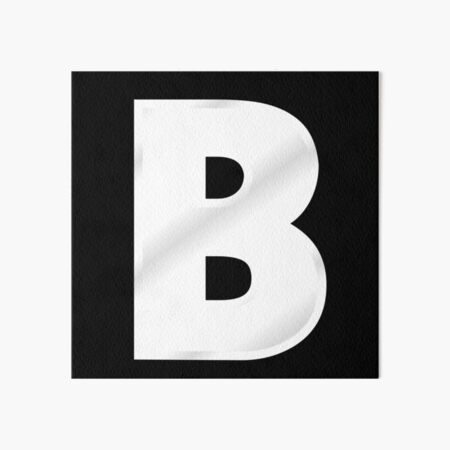 " Alphabet Letter B (lower Case B)" Art Board Print For Sale By ...