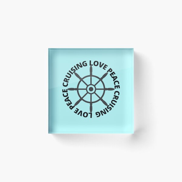 Item preview, Peace Love Cruising designed and sold by DesignsbyMona.