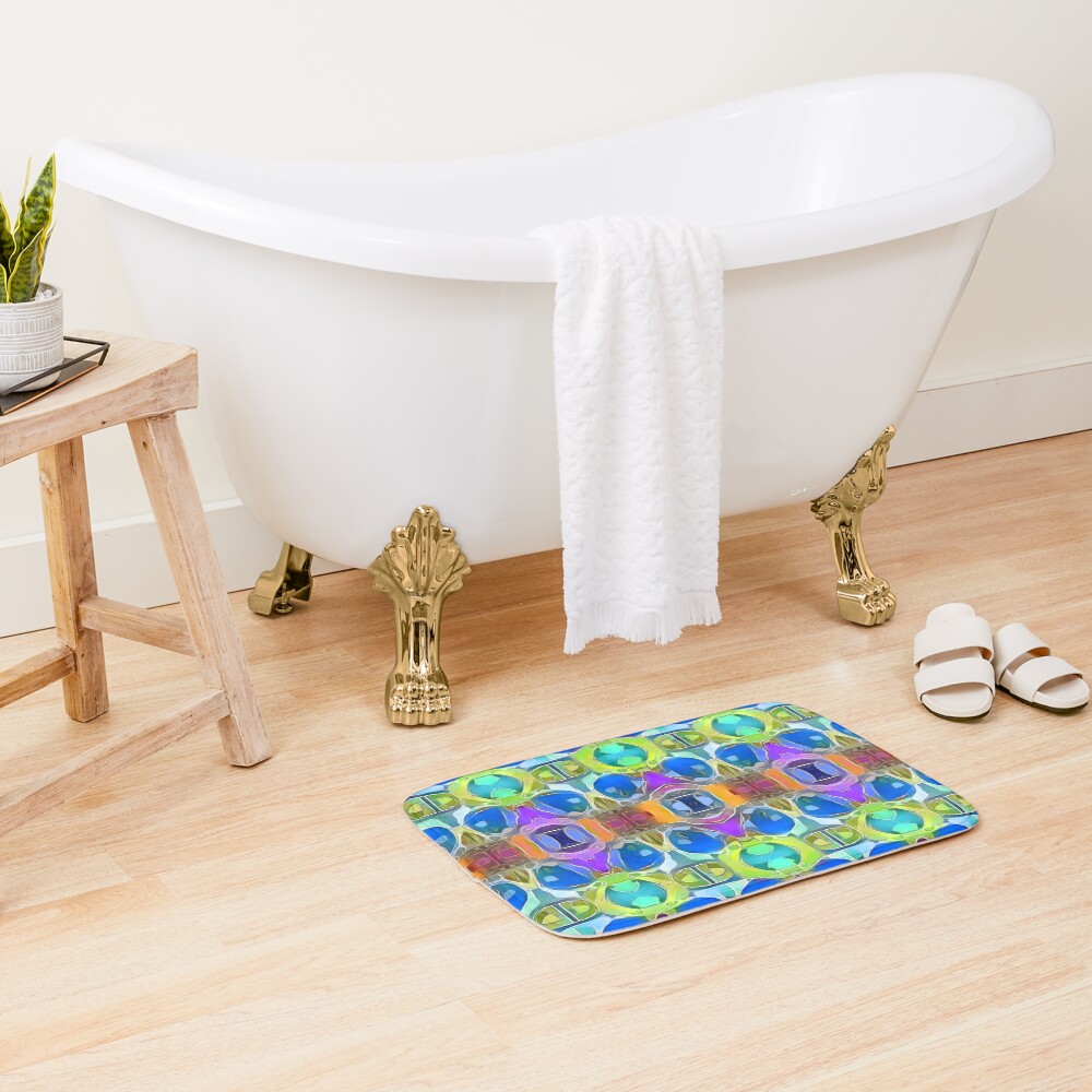 Item preview, Bath Mat designed and sold by DiscoGypsyFish.