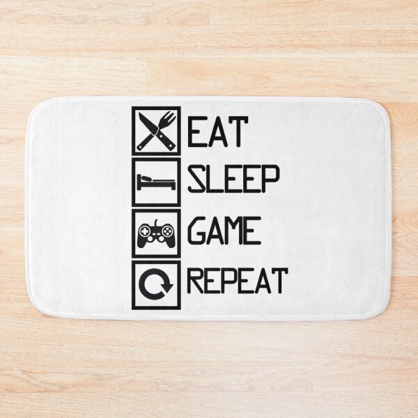 Item preview, EAT SLEEP GAME REPEAT - GAMING designed and sold by mrainstream.