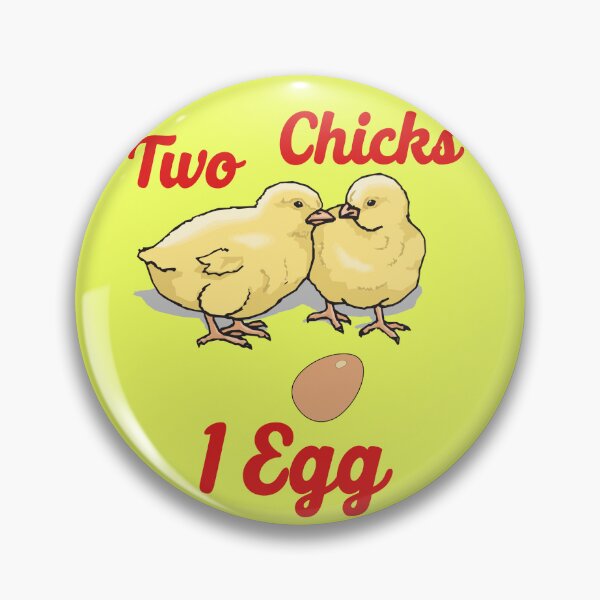 Item preview, Two Chicks 1 Egg - Naught Chicks - Funny Easter designed and sold by Stephen Scharf.