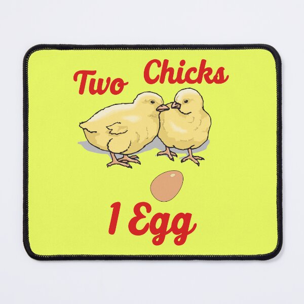 Item preview, Two Chicks 1 Egg - Naught Chicks - Funny Easter designed and sold by Stephen Scharf.