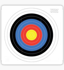 Bullseye Sticker