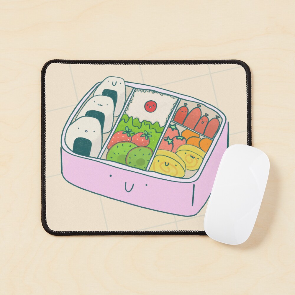 Premium Vector  Bento boxes in kawaii style cute colorful illustration of  japanese food in lunch boxes anime