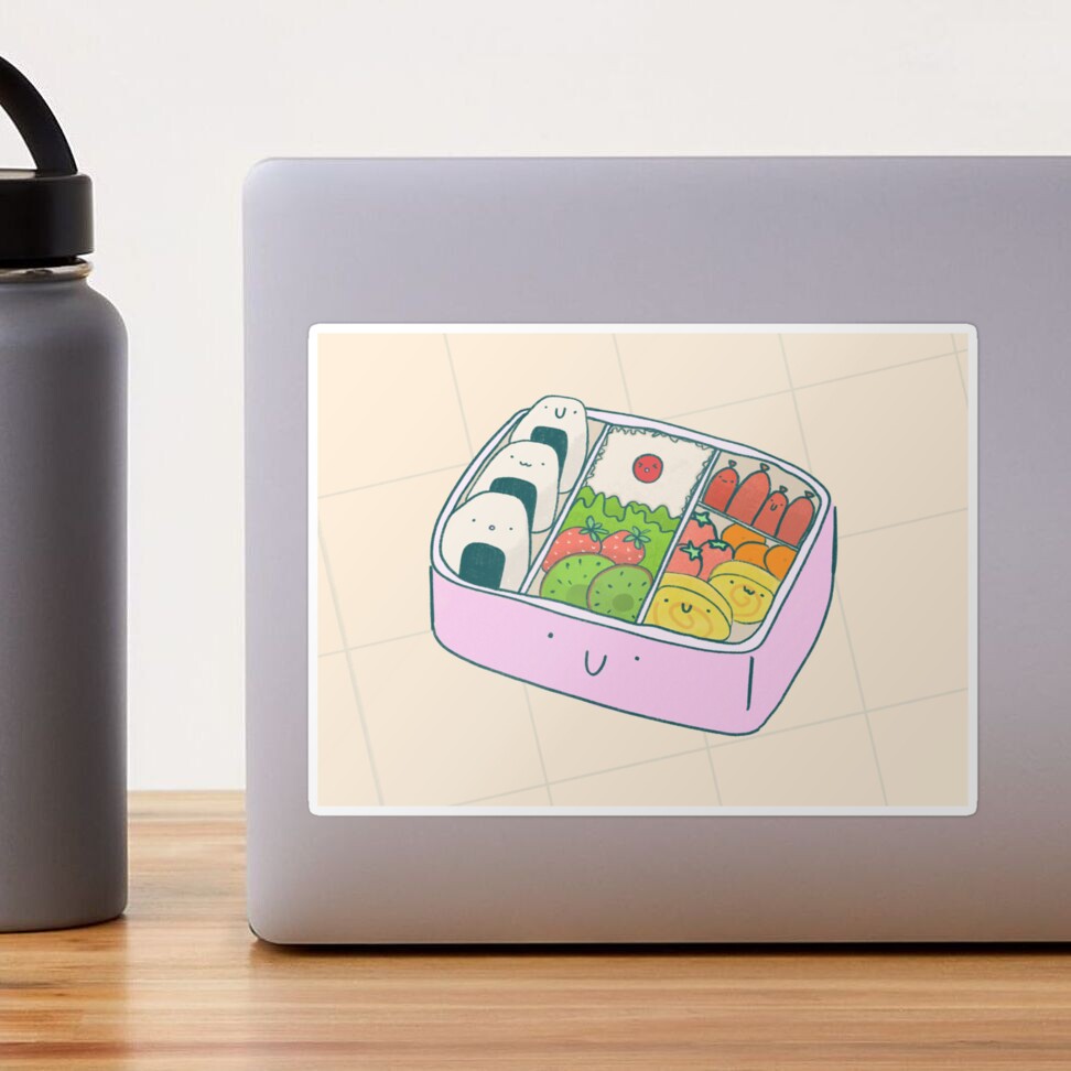 Cute Bento Box Art Board Print for Sale by chaoscorgi