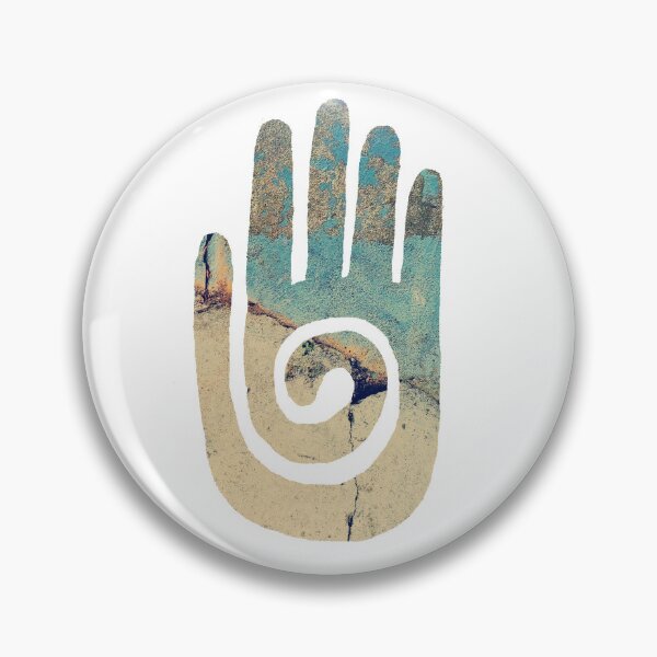 Item preview, Stone Hopi Hand Symbol designed and sold by DoodlesnPoodles.