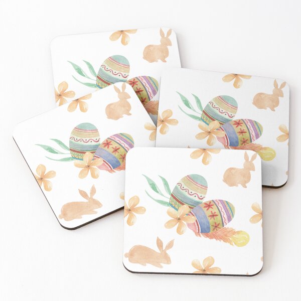 Item preview, Rainbow Easter Eggs & Bunnies designed and sold by elleinadesigns.