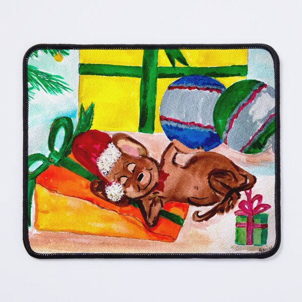 Item preview, Christmas mouse designed and sold by MoreGoodArt.