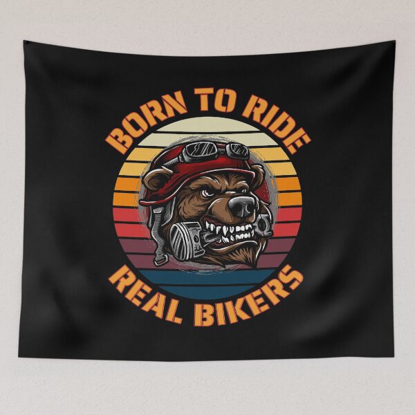 Item preview,   Born To Ride Real Bikers designed and sold by kash1mera.