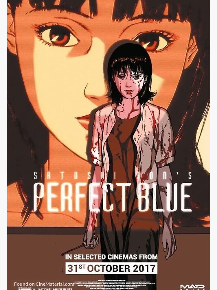 perfect blue poster Poster for Sale by dentthomas