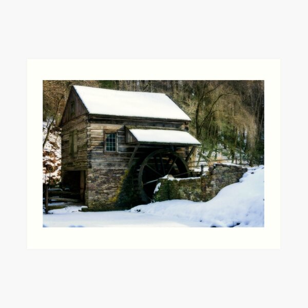 Cutalossa farm in Winter Art Print