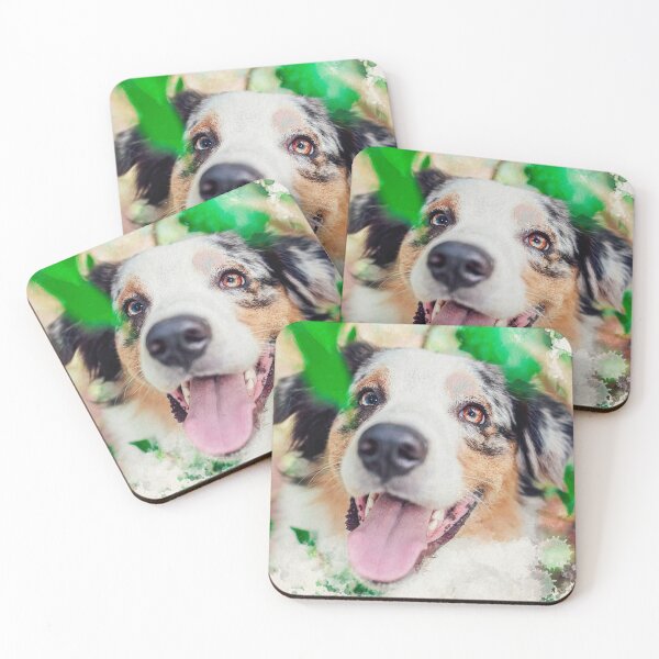 Item preview, Australian Shepherd Puppy  designed and sold by PurpleBluesPets.