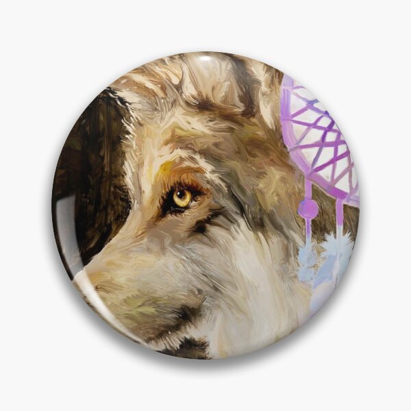 Item preview, Beautiful Wolf painting designed and sold by Credere.