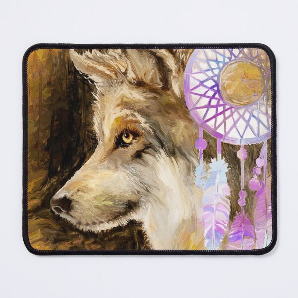 Item preview, Beautiful Wolf painting designed and sold by Credere.
