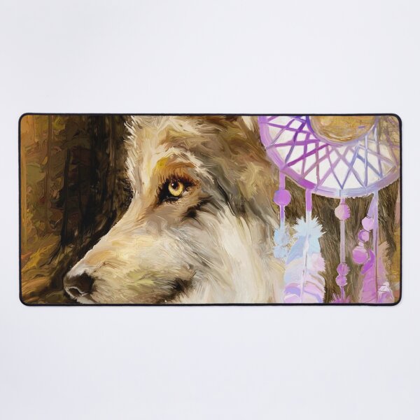 Item preview, Beautiful Wolf painting designed and sold by Credere.