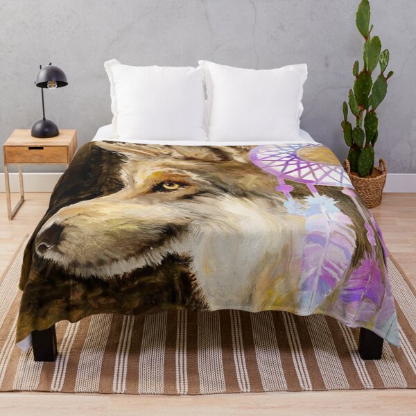 Item preview, Beautiful Wolf painting designed and sold by Credere.