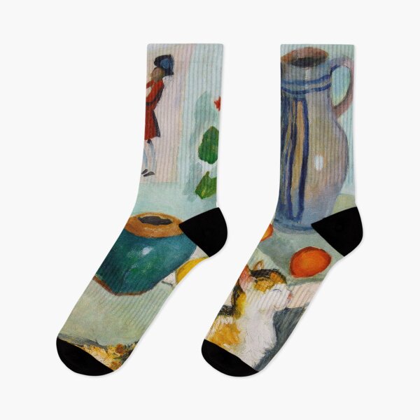 Item preview, August Macke's The ghost in the house stalls: Still life with a cat designed and sold by TeeARTHY.