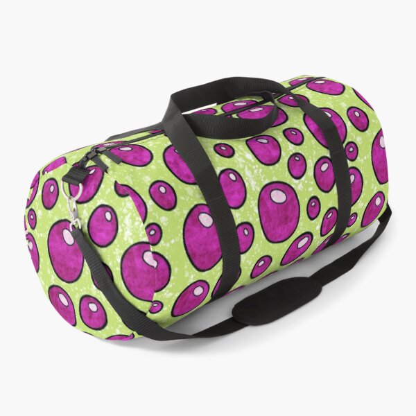 Item preview, Bold graphic bubbles pattern, bright magenta and lime green hippie abstract bubbles designed and sold by NadiaChevrel.