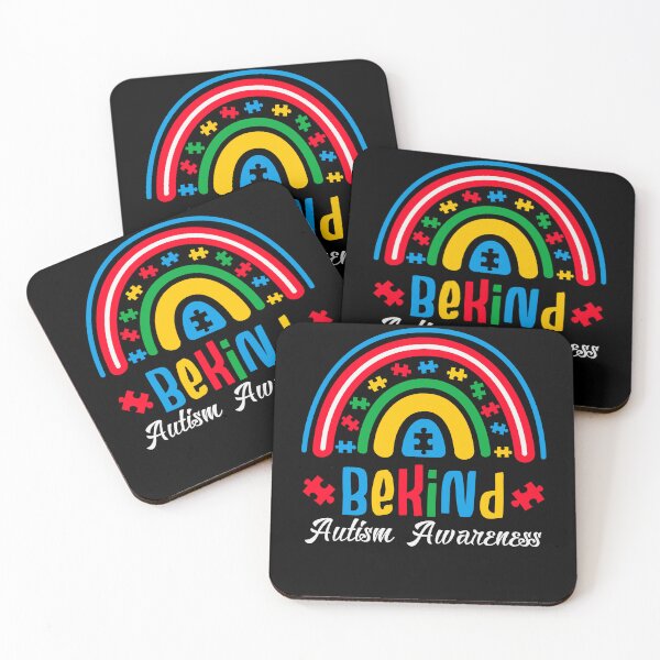 Item preview, Be Kind Autism Awareness Rainbow Puzzle designed and sold by AlexaTees.