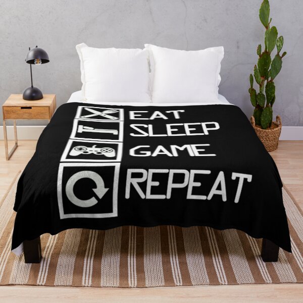 Artikelvorschau, Eat Sleep Game Repeat entworfen und verkauft von mrainstream.