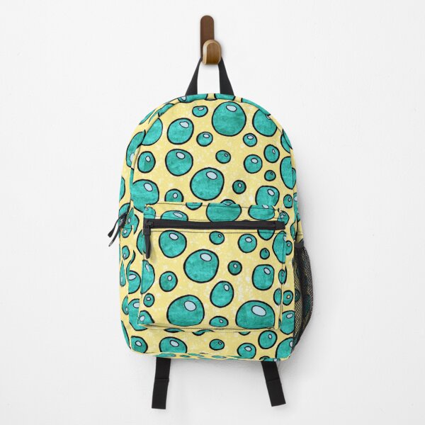 Item preview, Pastel graphic bubbles pattern, bright turquoise and yellow abstract bubbles designed and sold by NadiaChevrel.