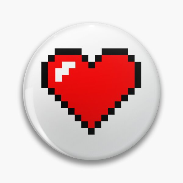 Artikelvorschau, Pixel Art Herz entworfen und verkauft von qartet.