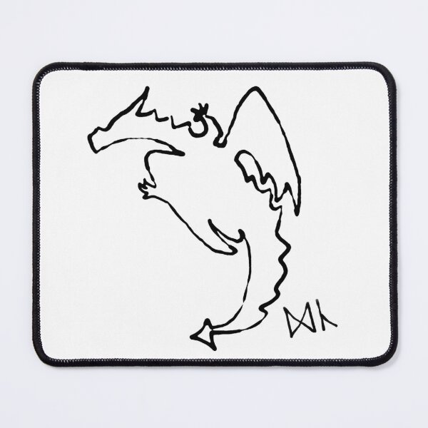 Item preview, Simple Black Dragon Ink Logo with DC Initials designed and sold by DevinCrystie.