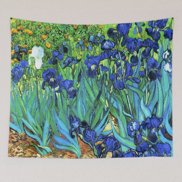 Item preview, Van Gogh HDR Garden Irises designed and sold by VintageEraArt.