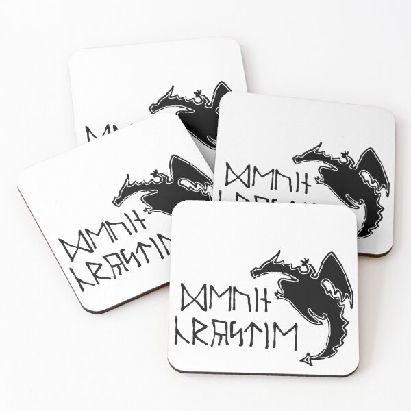Item preview, Black Dragon Logo with "Devin Crystie" in Runic Script designed and sold by DevinCrystie.
