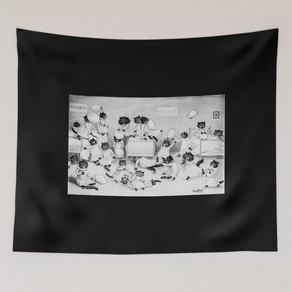 Item preview, Cathouse Dormitory by Louis Wain Classic . designed and sold by hornytdoutyt.