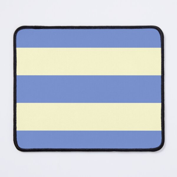 Item preview, Large DANUBE BLUE and CREAM Horizontal STRIPES designed and sold by RachelMacht.