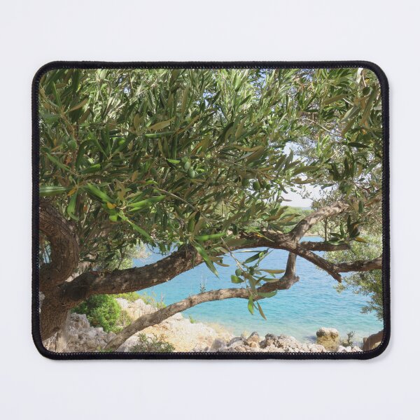 Item preview, Mediterranean Sea Coast with Olive Tree Photo designed and sold by OneLook.